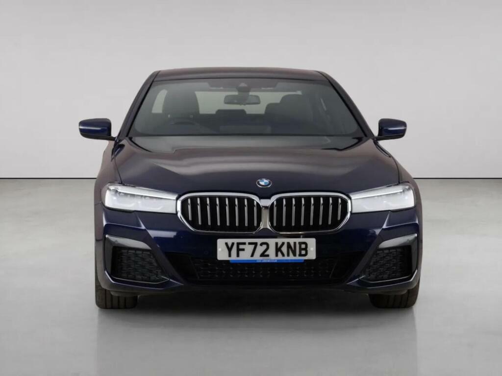 BMW 5 Series 3.0 530D Mht M Sport Saloon Hybrid Step Blue #5
