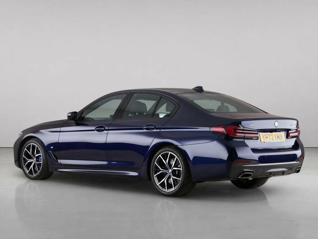 BMW 5 Series 3.0 530D Mht M Sport Saloon Hybrid Step Blue #6