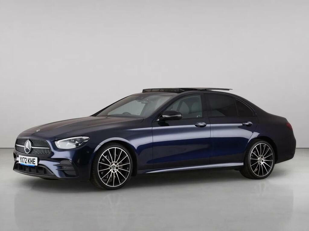 Mercedes-Benz E Class 2.0 E220dh Mhev Amg Line Night Edition Premium Pl Blue #2