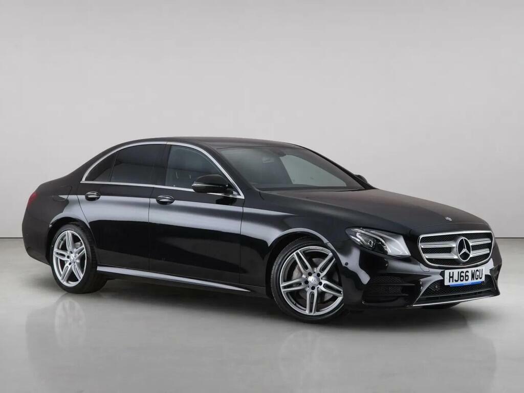 Mercedes-Benz E Class 2.0 E220d Amg Line Saloon G-tronic Eur Black