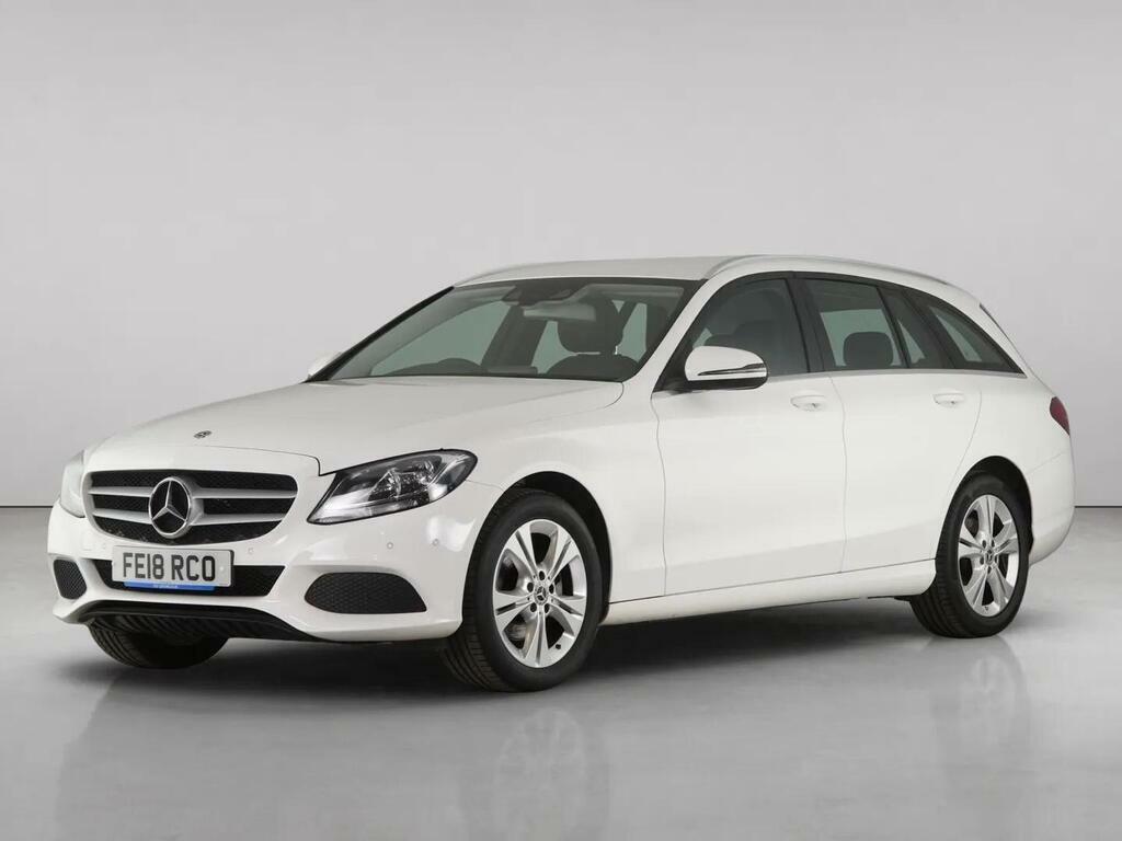Mercedes-Benz C Class 2.0 C200 Se Executive Edition Estate Ma White #2