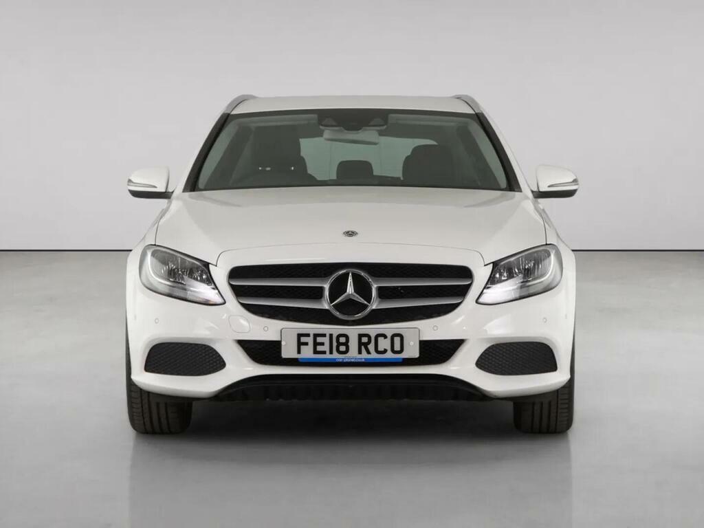 Mercedes-Benz C Class 2.0 C200 Se Executive Edition Estate Ma White #5