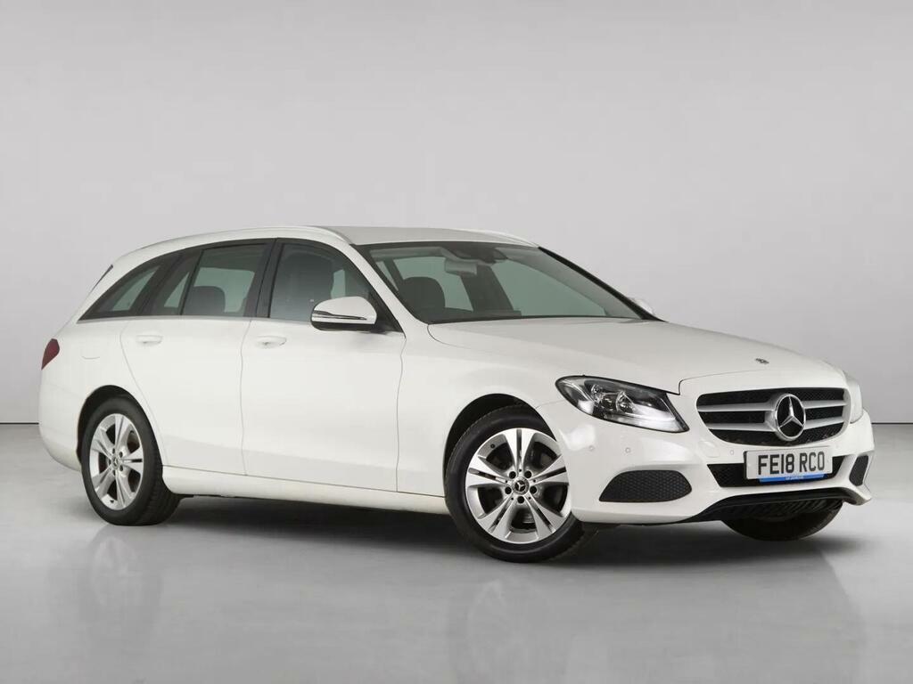 Mercedes-Benz C Class 2.0 C200 Se Executive Edition Estate Ma White
