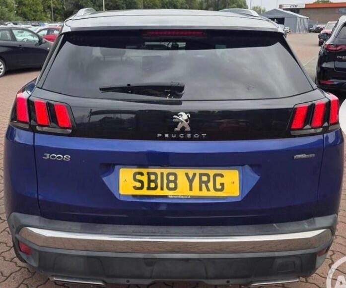 Peugeot 3008 1.2 Puretech Gt Line Euro 6 Ss Blue #4