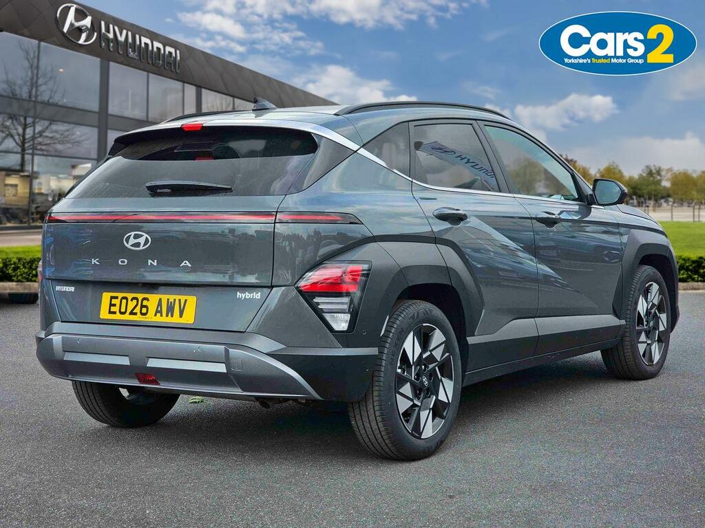 Hyundai Kona 1.6 H-gdi Ultimate Suv Hybrid Dct Euro Grey #3