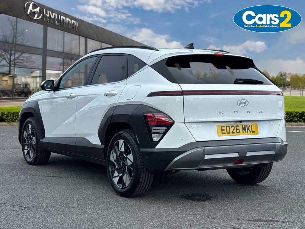 Hyundai Kona 1.6 H-gdi Ultimate Suv Hybrid Dct Euro White #5