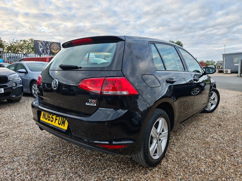 Volkswagen Golf Match Tdi Bluemotion Technology Black #4