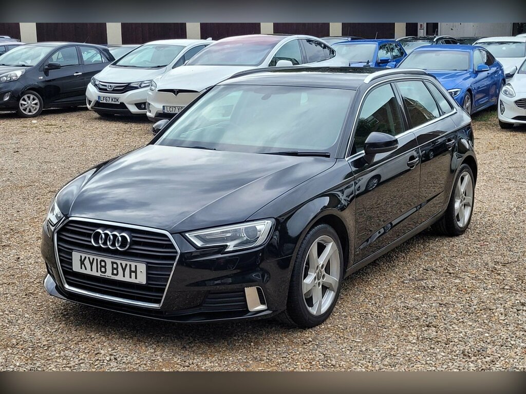 Audi A3 1.5 Tfsi Cod Sport Sportback Euro 6 Ss KY18BYH Black #5