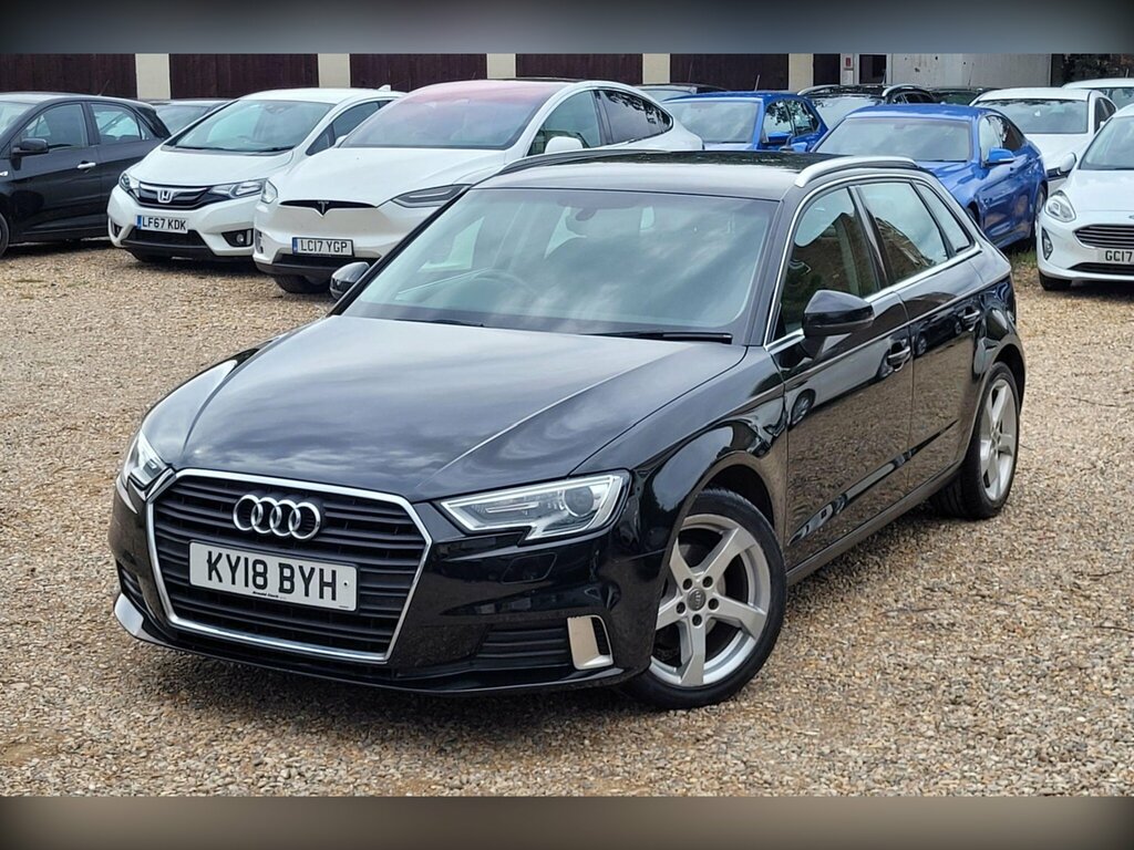 Audi A3 1.5 Tfsi Cod Sport Sportback Euro 6 Ss KY18BYH Black #2