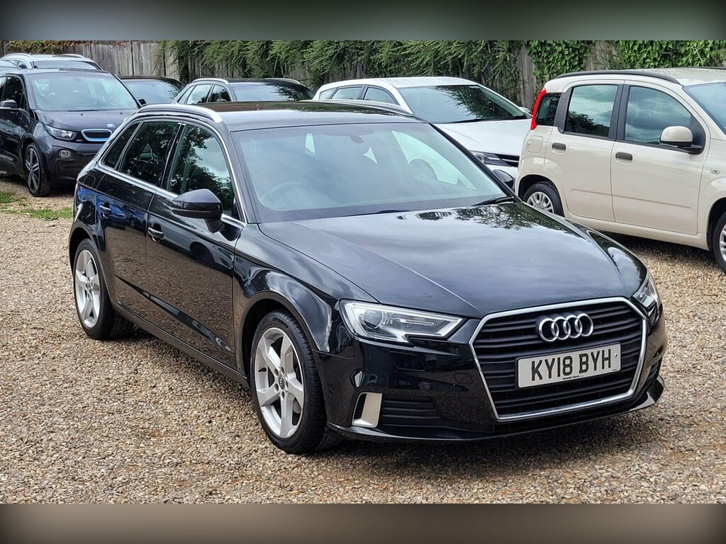 Audi A3 1.5 Tfsi Cod Sport Sportback Euro 6 Ss KY18BYH Black #4