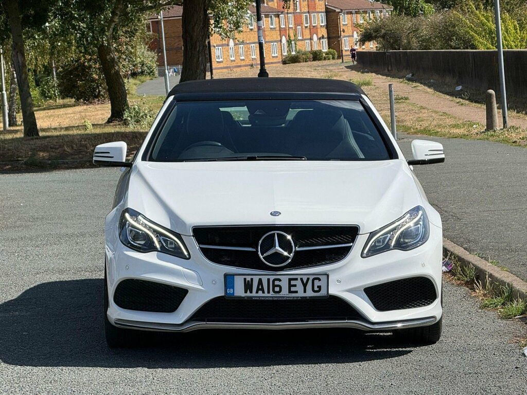 Mercedes-Benz E Class 2.1 E220d Amg Line Edition Cabriolet G-tronic Eur White #4