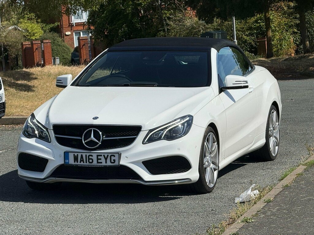 Mercedes-Benz E Class 2.1 E220d Amg Line Edition Cabriolet G-tronic Eur White #3