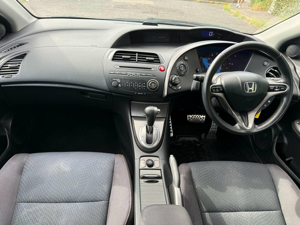 Honda Civic Hatchback 1.8 I-vtec Se Silver 2009 Silver #14