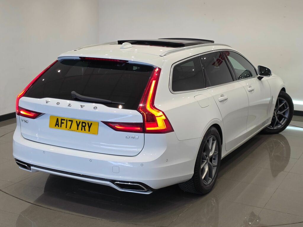 Volvo V90 D4 R-design Estate White #5