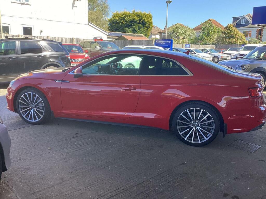 Audi A5 Coupe 2.0 Tdi S Line S Tronic Quattro Euro 6 Ss Red #5