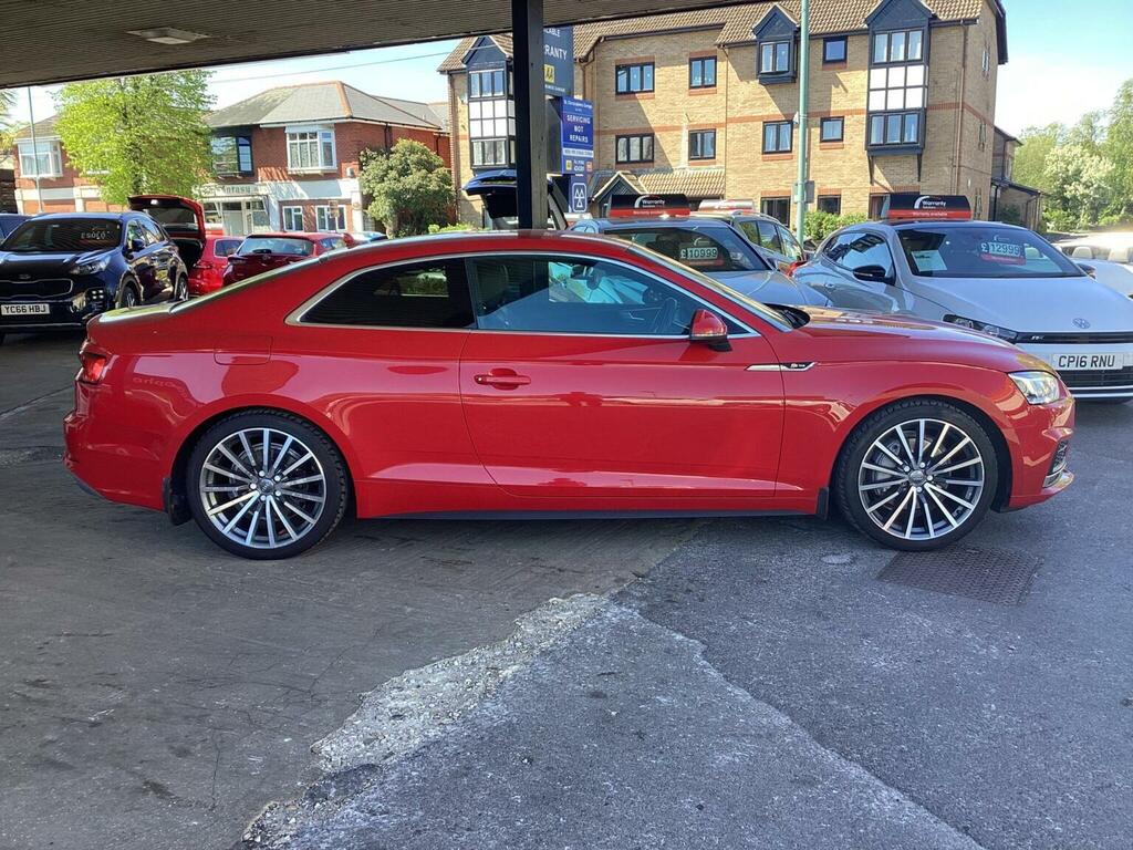 Audi A5 Coupe 2.0 Tdi S Line S Tronic Quattro Euro 6 Ss Red #2
