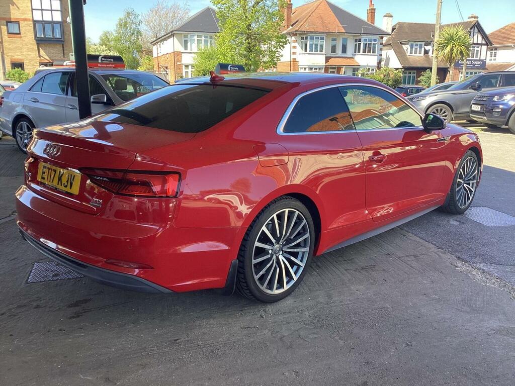 Audi A5 Coupe 2.0 Tdi S Line S Tronic Quattro Euro 6 Ss Red #3