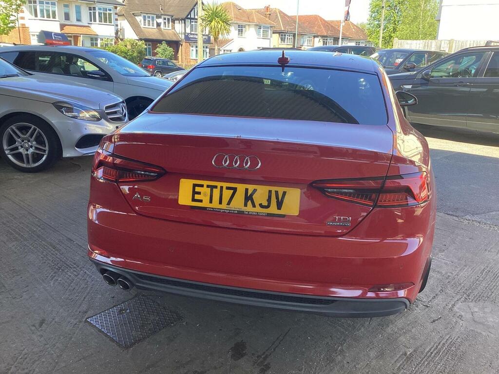 Audi A5 Coupe 2.0 Tdi S Line S Tronic Quattro Euro 6 Ss Red #4