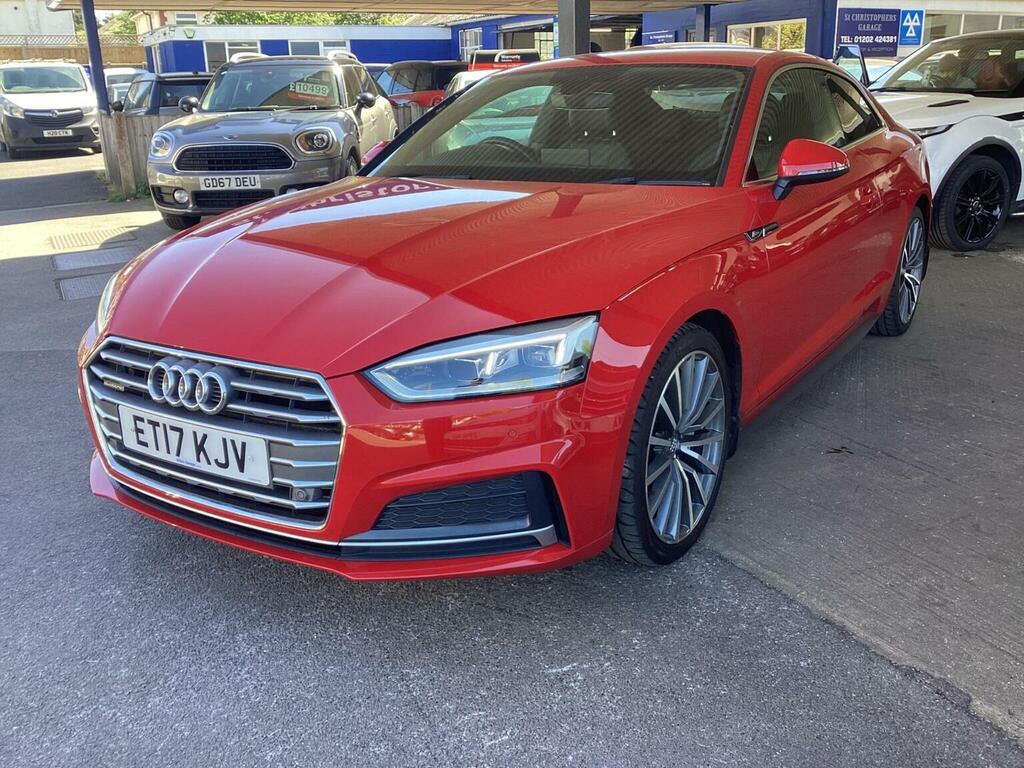 Audi A5 Coupe 2.0 Tdi S Line S Tronic Quattro Euro 6 Ss Red #6