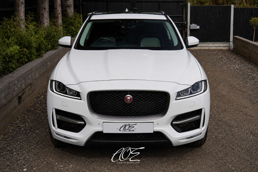 Jaguar F-Pace R-sport Awd D 4Wd PL68UKY White #5
