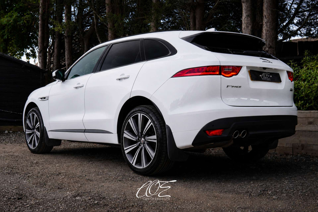 Jaguar F-Pace R-sport Awd D 4Wd PL68UKY White #4