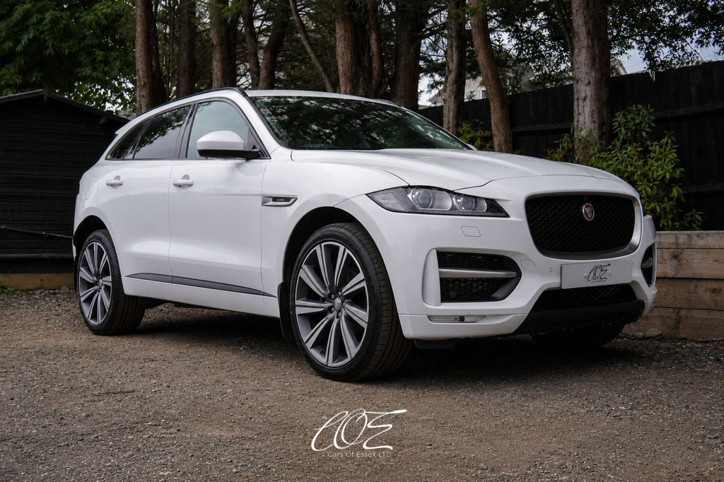 Jaguar F-Pace R-sport Awd D 4Wd PL68UKY White