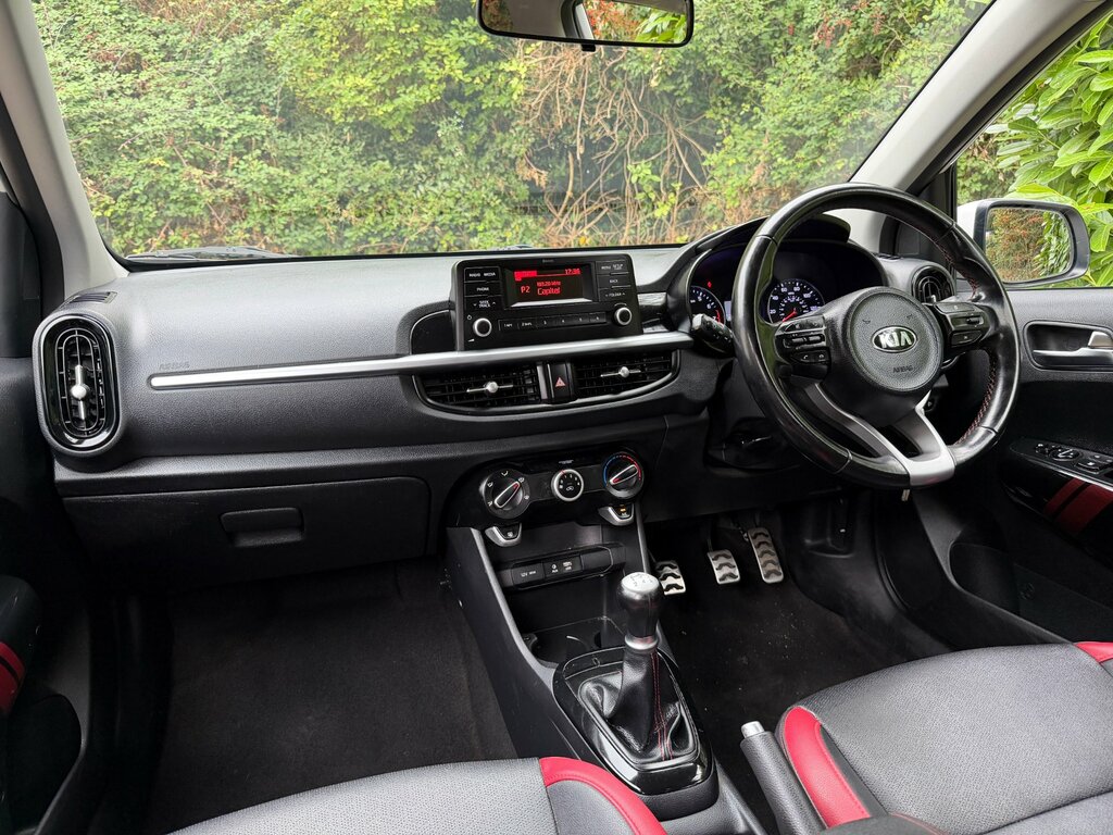 Kia Picanto 1.0 Gt-line Euro 6 White #6