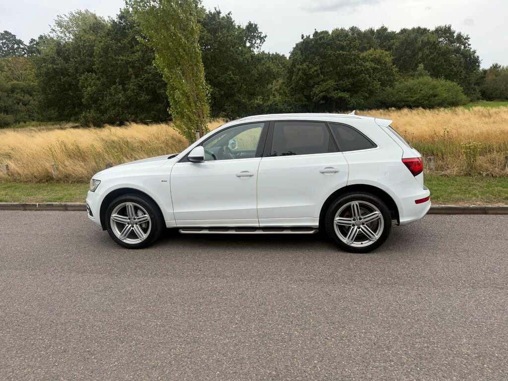 Audi Q5 2.0 Tdi Quattro S-line Plus White #5