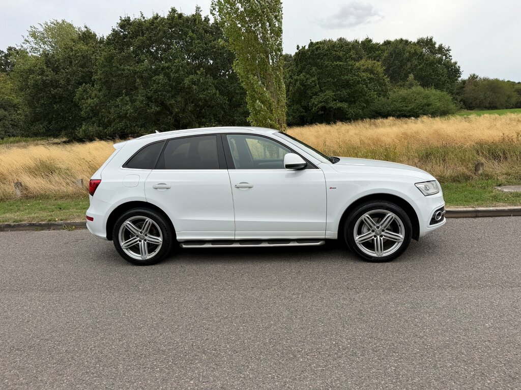 Audi Q5 2.0 Tdi Quattro S-line Plus White #3