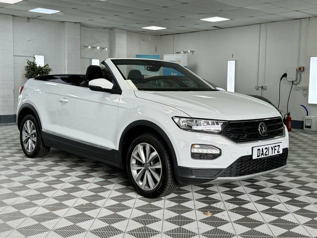 Volkswagen T-Roc 2021 1.5 Tsi Evo Design Cabriolet Manua White