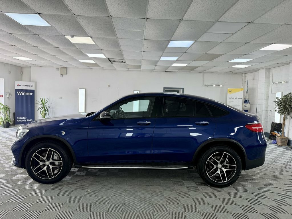 Mercedes-Benz GLC Class 2016 2.1 Glc250d Amg Line Premium Plus Coupe Blue #6