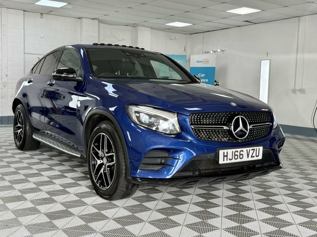 Mercedes-Benz GLC Class 2016 2.1 Glc250d Amg Line Premium Plus Coupe Blue #3