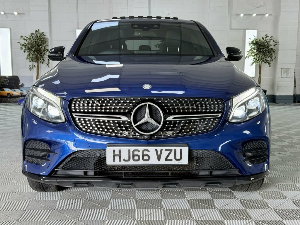 Mercedes-Benz GLC Class 2016 2.1 Glc250d Amg Line Premium Plus Coupe Blue #4