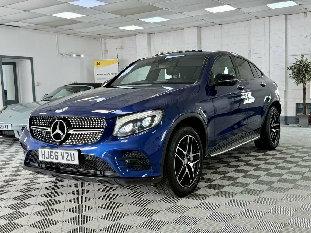 Mercedes-Benz GLC Class 2016 2.1 Glc250d Amg Line Premium Plus Coupe Blue #5