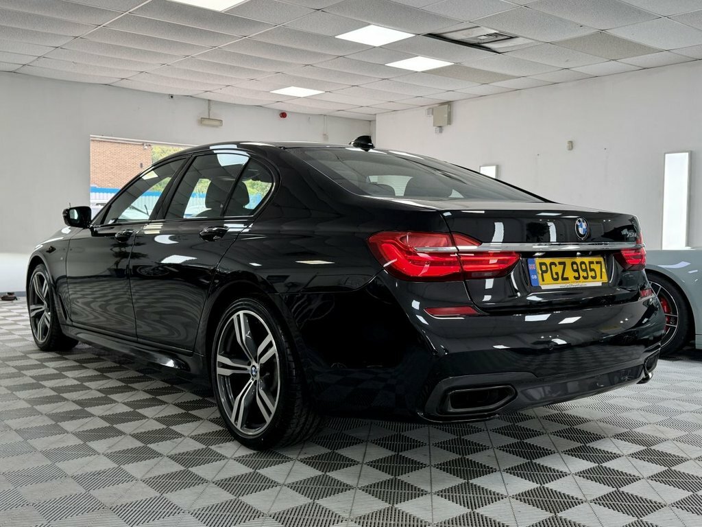 BMW 7 Series 730D Blue #7