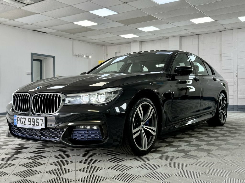 BMW 7 Series 2017 4.4 750I V8 M Sport Saloon Eu Black #4