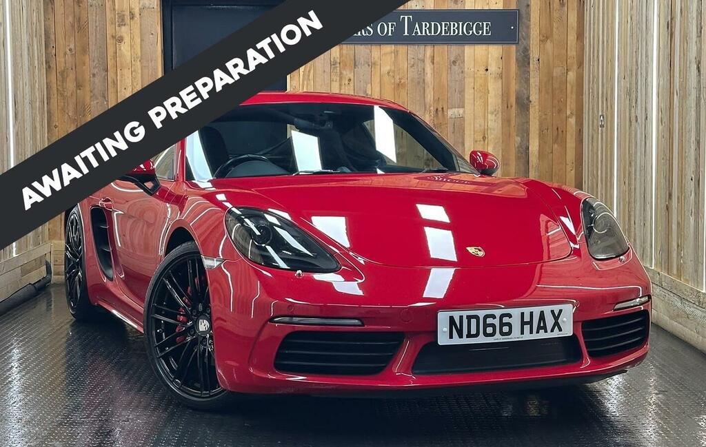 Porsche 718 Cayman S Red