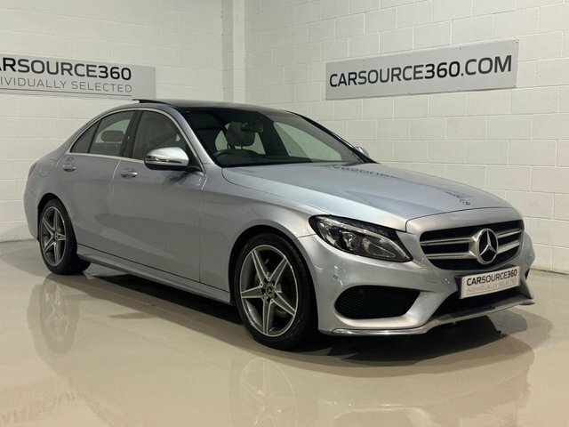 Mercedes-Benz C Class 2017 2.1 C220d Amg Line Premium Saloon Diese Silver #2