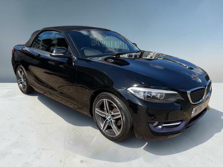 BMW 2 Series 1.5 218I Sport Euro 6 Ss Black #4
