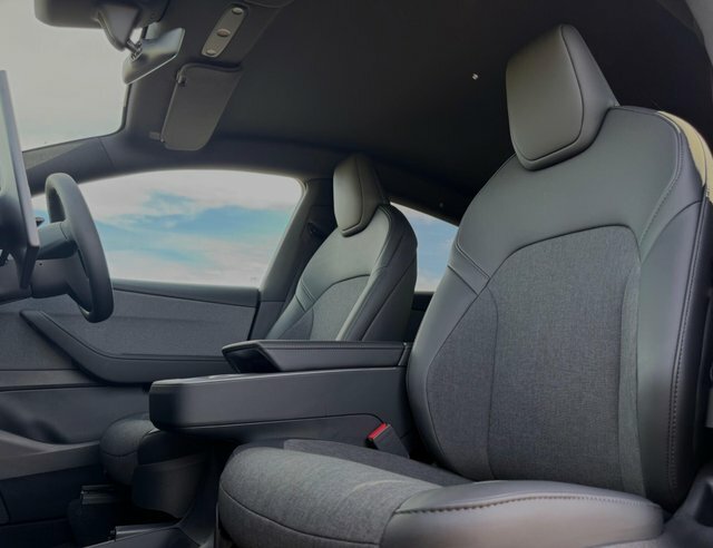 Tesla Model Y Long Range Rwd Textile Vegan Leather Grey #24