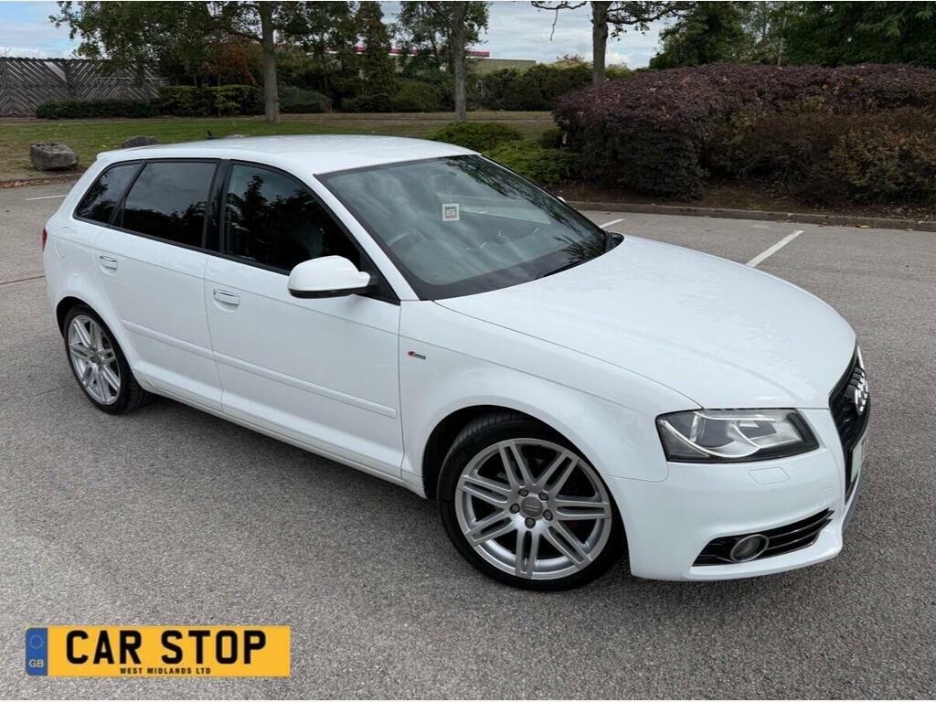 Audi A3 2.0 Tdi S Line Se 168 Bhp White #1