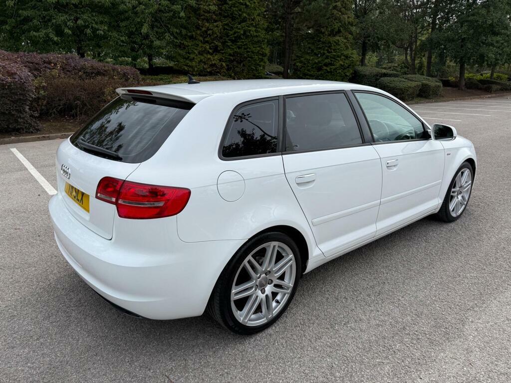 Audi A3 2.0 Tdi S Line Se 168 Bhp White #4