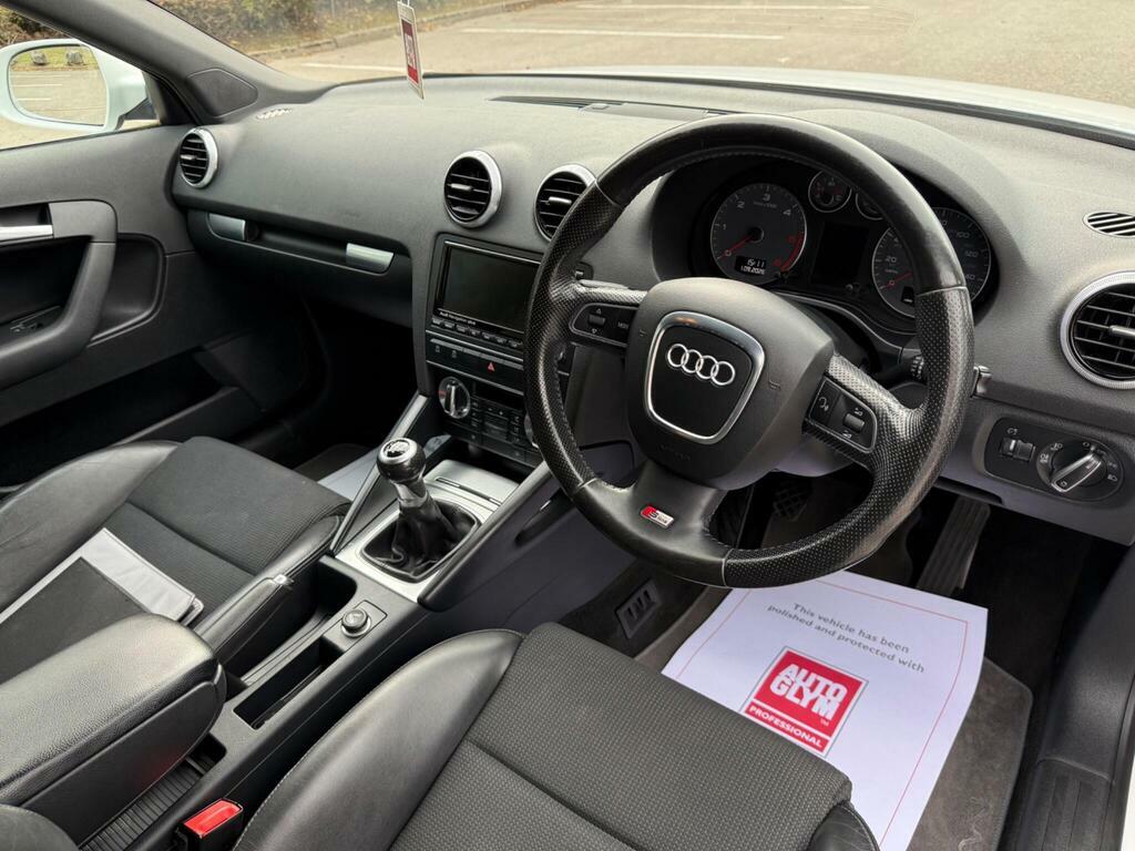 Audi A3 2.0 Tdi S Line Se 168 Bhp White #19