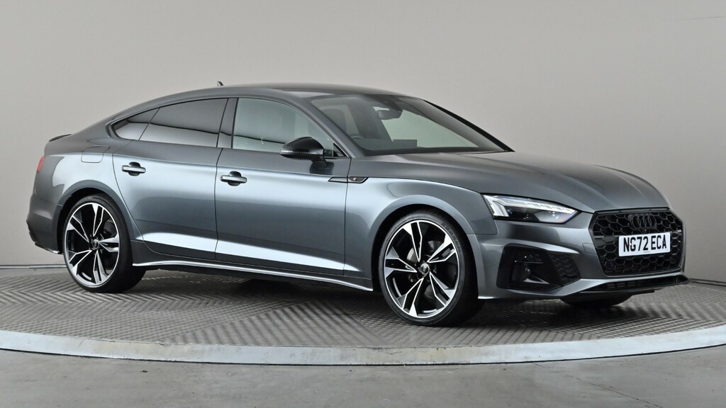 Audi A5 40 Tfsi 204 Black Edition S Tronic Cs Grey
