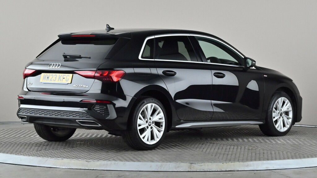 Audi A3 40 Tfsi E S Line S Tronic MW23KFG Black #6