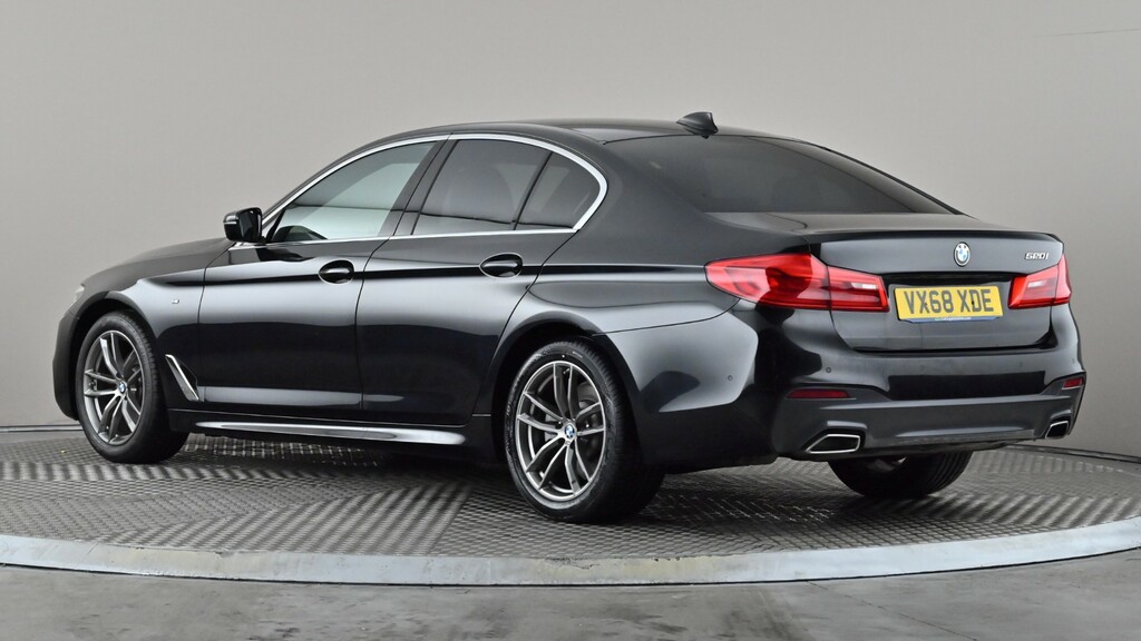 BMW 5 Series 520I M Sport Black #4