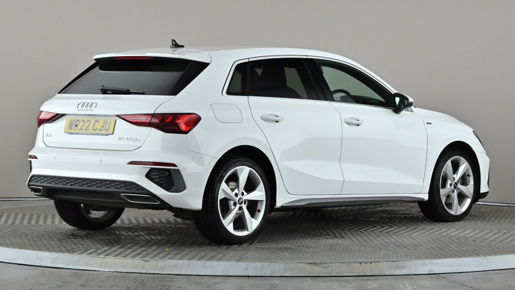 Audi A3 40 Tfsi E S Line S Tronic WR22CJU White #6