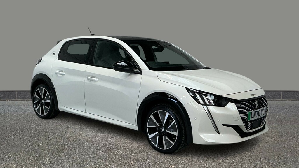 Peugeot e-208 100Kw Gt 50Kwh White