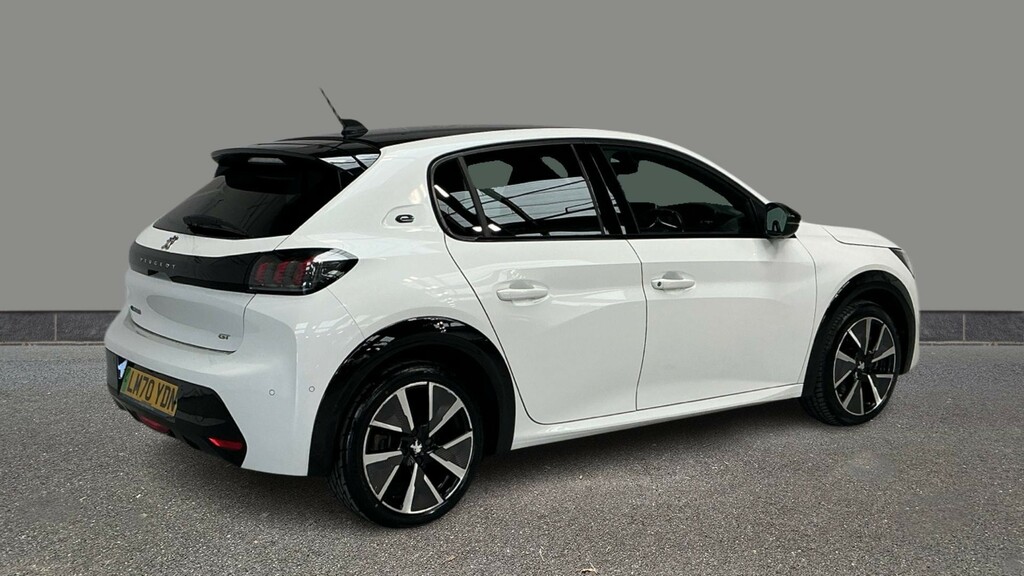 Peugeot e-208 100Kw Gt 50Kwh White #6