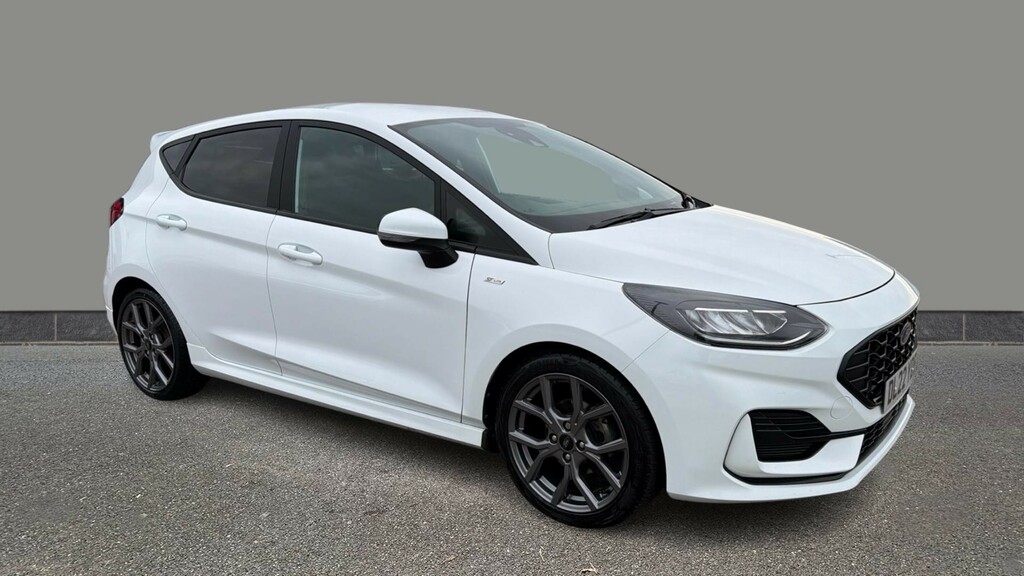 Ford Fiesta 1.0 Ecoboost Hybrid Mhev 125 St-line White